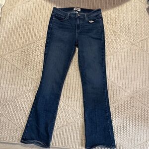 PAIGE Manhatan Dark Blue Flare Jeans